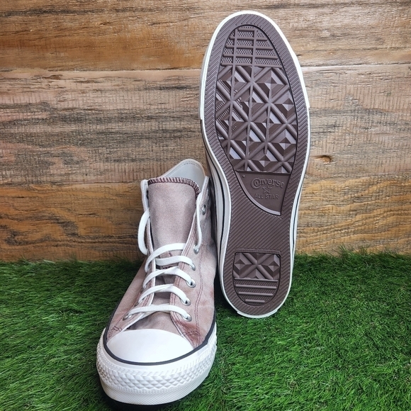 New Converse Chuck Taylor All Star High 'Washed Canvas - Kava Bliss' A02585C - Picture 8 of 11